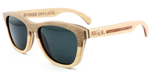 Leven // Walnut-Maple Two Tone // Polarized - SOL Stoked On Life
 - 1