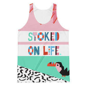 Stoked On Life Toucan Men's Tank