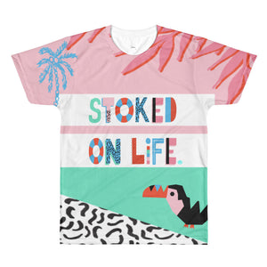 Stoked On Life Toucan Men's Shirt