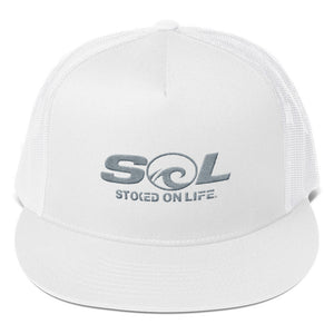 White Trucker Cap