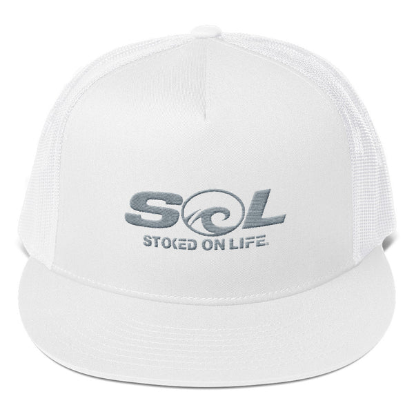White Trucker Cap