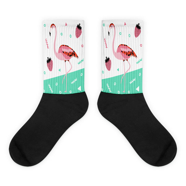 flamingo foot socks